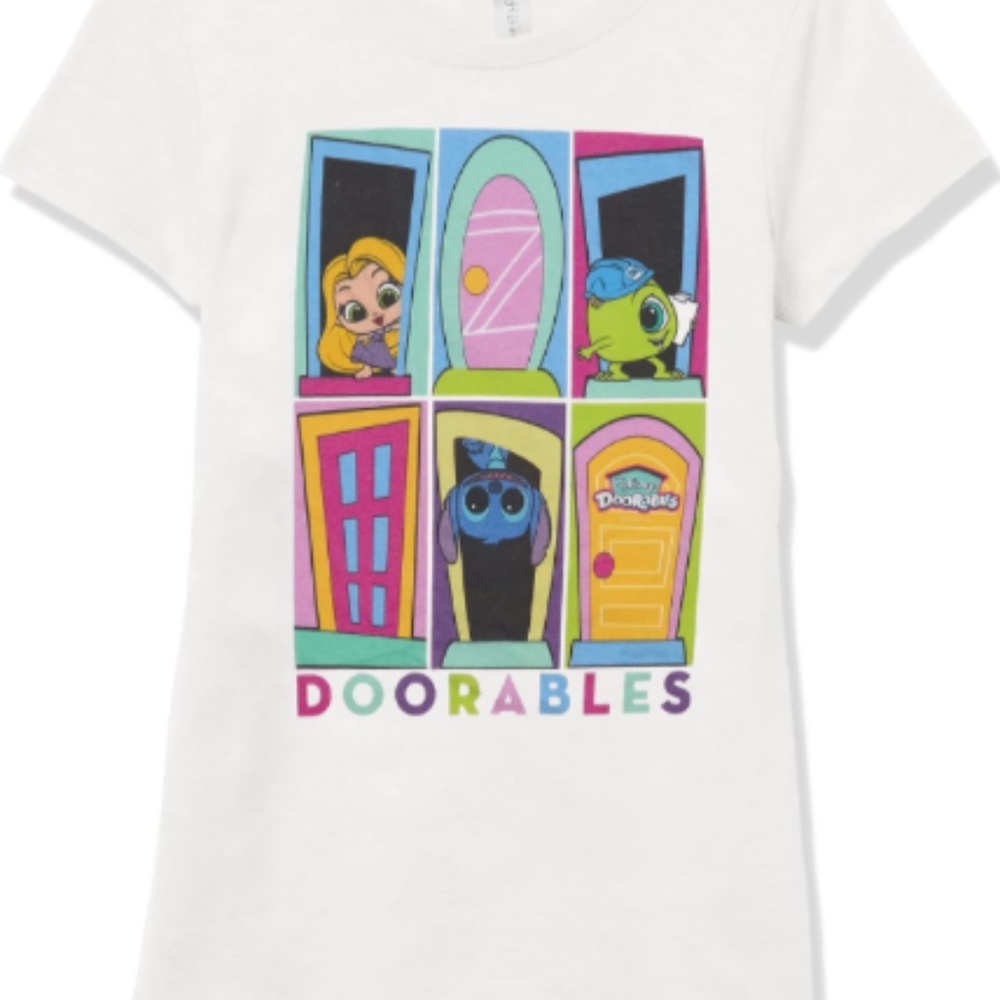 Disney Little, Big Doorables in The Doorway Girls SS Tee: NEW